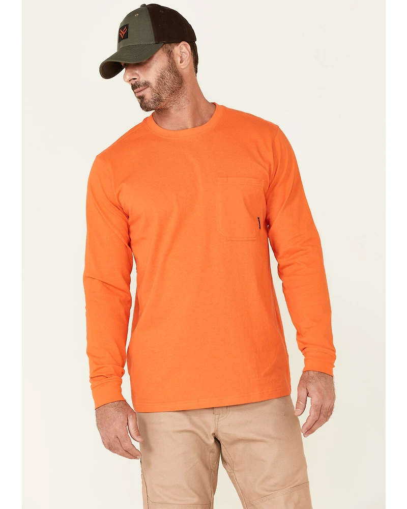 Hawx Men's Forge Long Sleeve Work Pocket T-Shirt