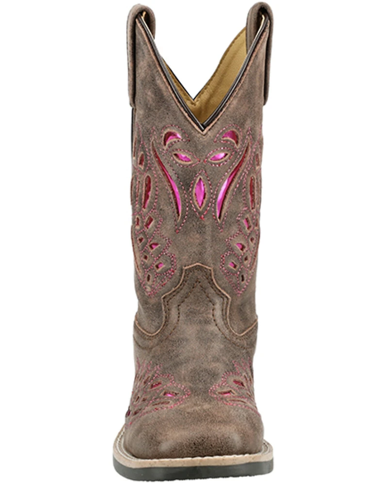 Smoky Mountain Girls' Trixie Western Boots - Broad Square Toe