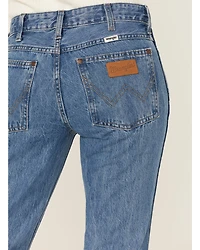 Wrangler Women's Westward Light Wash Dip Dye Mid Rise Bootcut Denim Jeans