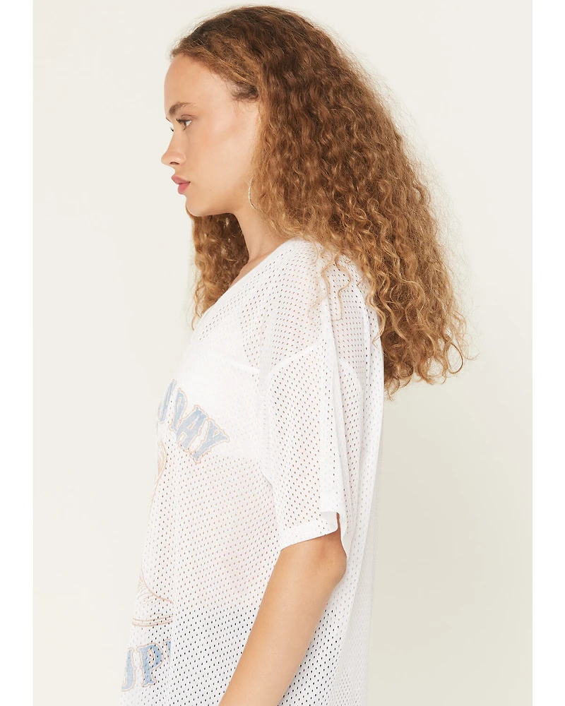 Youth Revolt Women's Game Day Short Sleeve Graphic Jersey Shirt