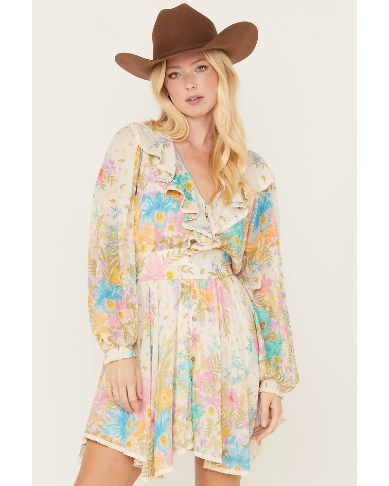 Spell Women's Lei Frill Mini Dress