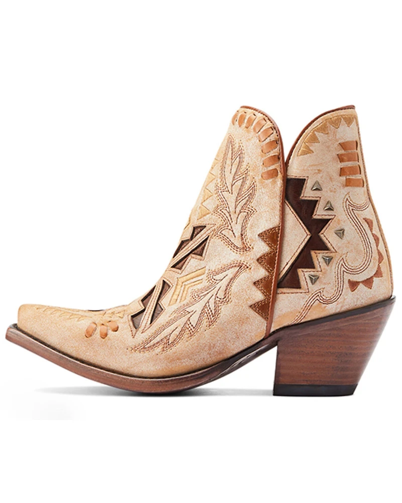 Ariat Women's Mesa Inlay Western Booties - Snip Toe