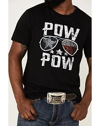 Dale Brisby Men's Pow Sunglasses Graphic Short Sleeve T-Shirt