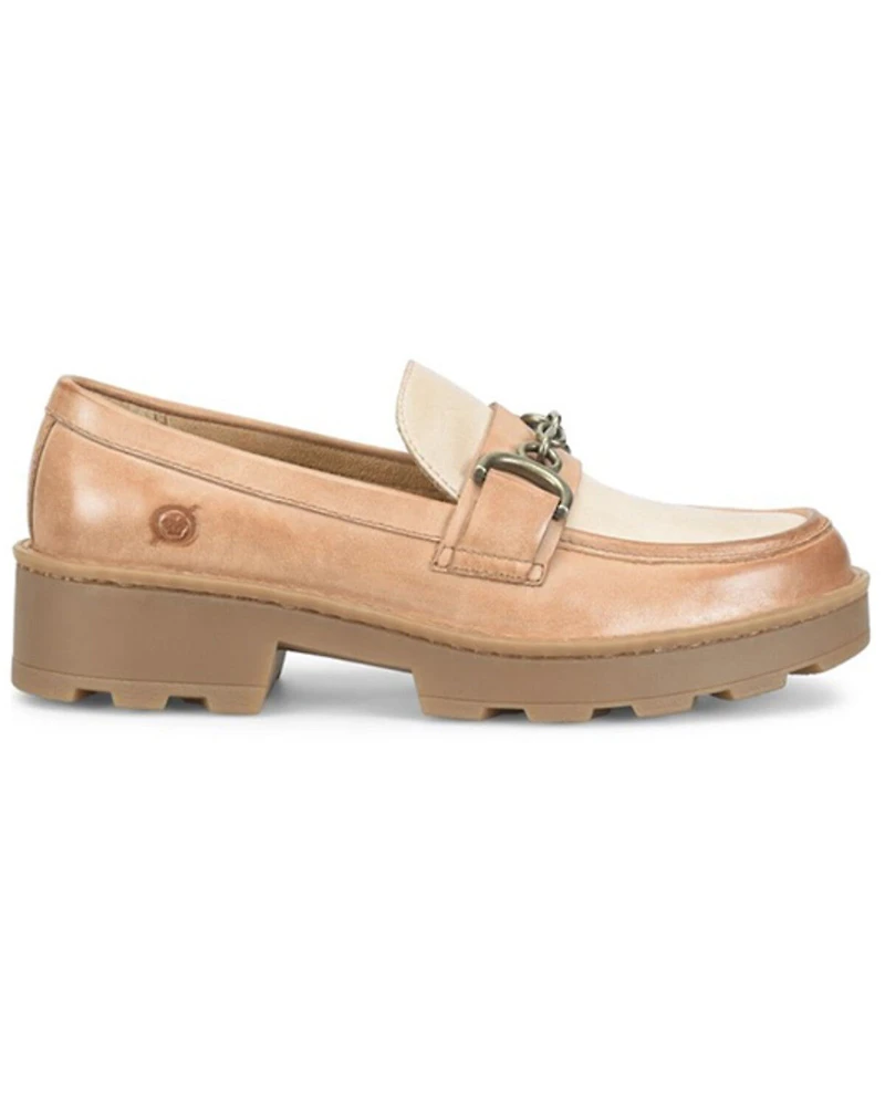 Born Women's Carrera Buckle Penny Loafers