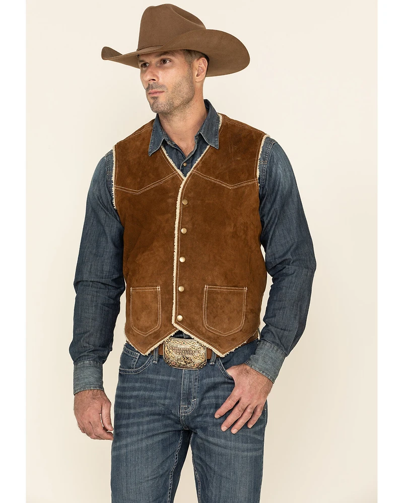 Scully Boar Suede Leather Vest