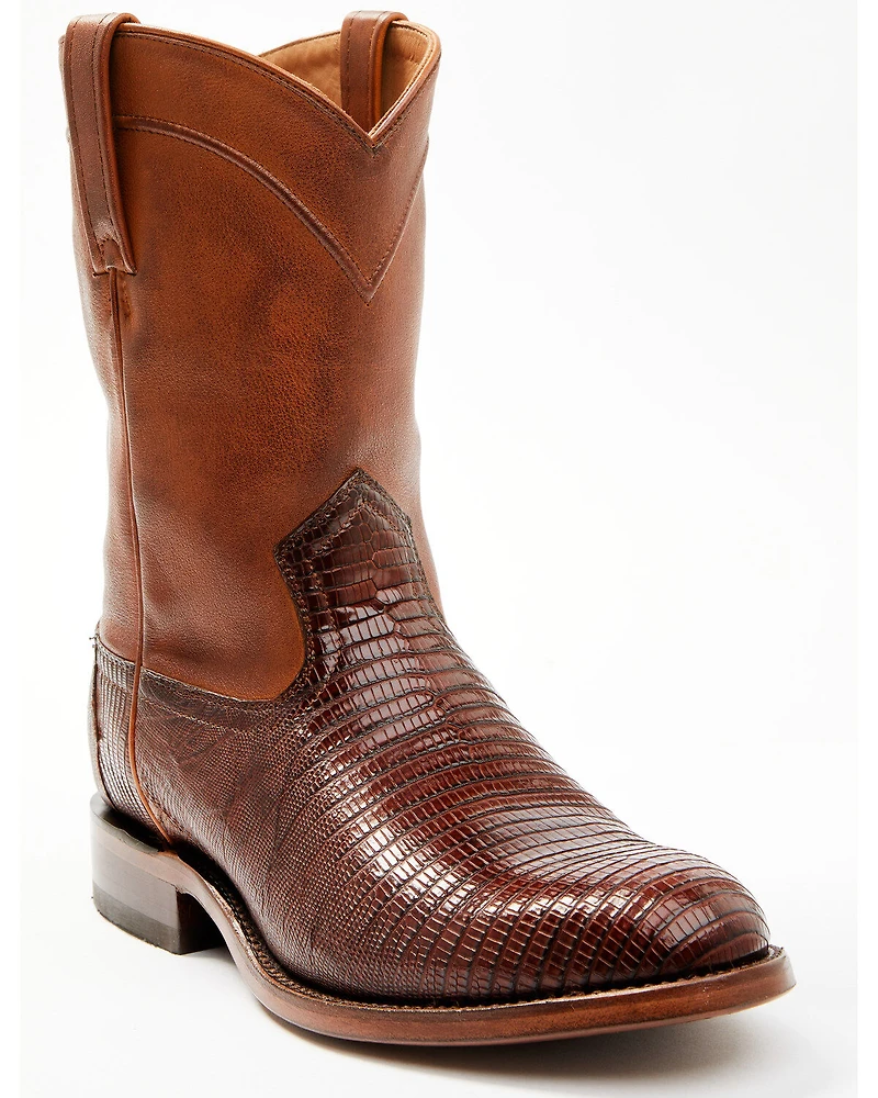 Cody James Black 1978® Men's Carmen Exotic Teju Lizard Roper Boots - Round Toe