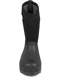 Bogs Boys' Neo Classsic Black Outdoor Boots - Round Toe