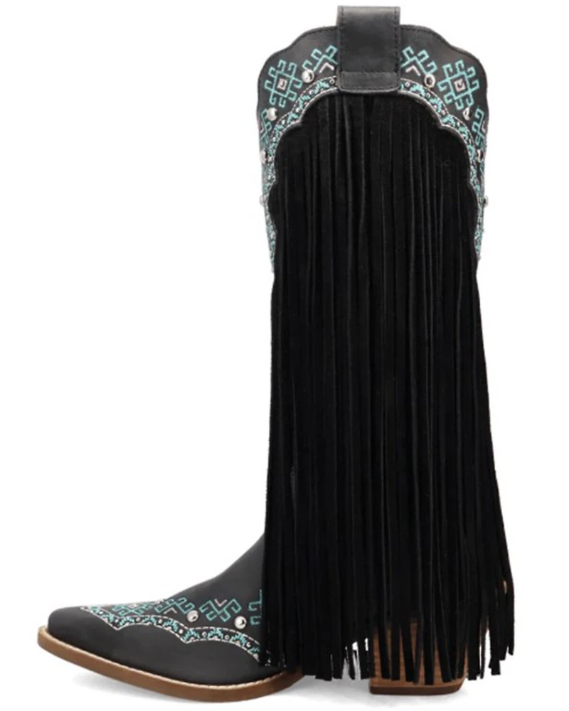 Dingo Women's Tequila Sunrise Fringe Western Boots