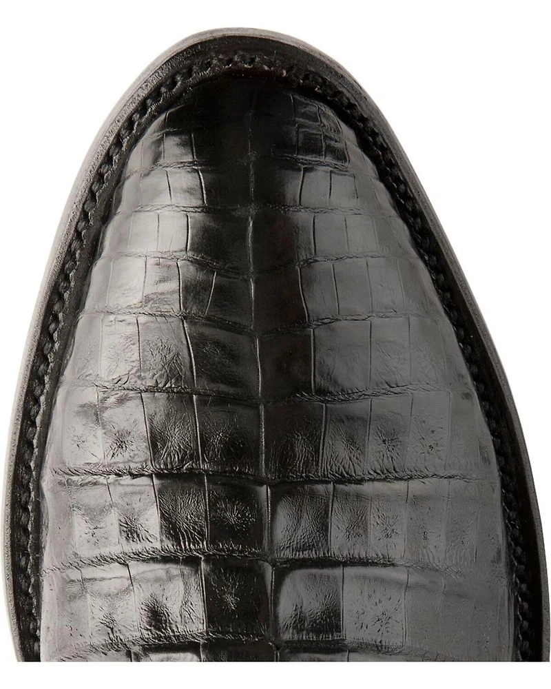 Lucchese Handmade 1883 Exotic Crocodile Belly Cowboy Boots - Round Toe