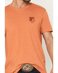 RANK 45® Men's Cowboy Logo Short Sleeve Graphic T-Shirt