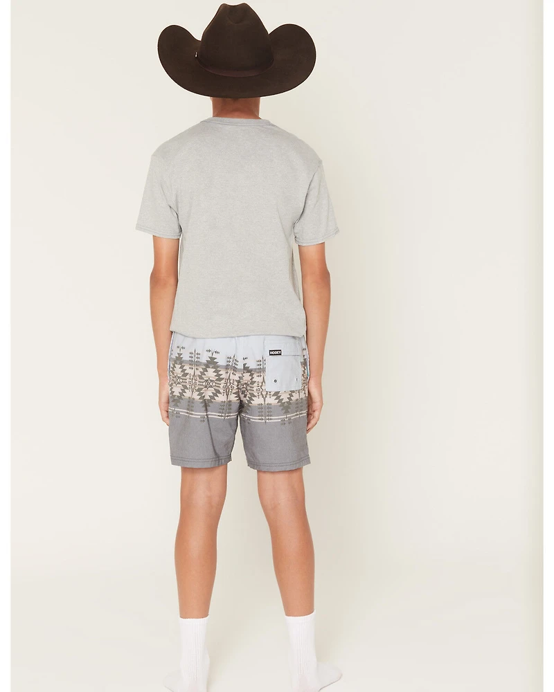 Hooey Boy's Southwestern Print Board Shorts