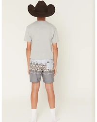 Hooey Boy's Southwestern Print Board Shorts