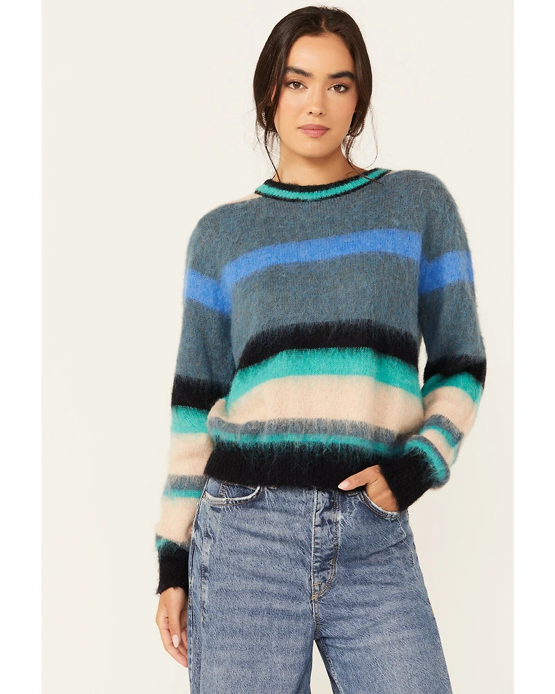 Molly Bracken Women's Striped Long Sleeve Sweater