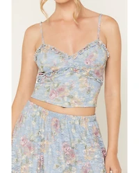 Originality Women's Boot Barn Exclusive Printed Lace Corset Tank