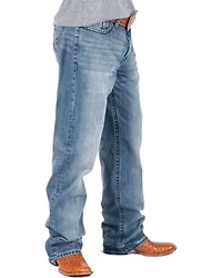 Tin Haul Men's Regular Joe Fit Light Wash Bootcut Jeans