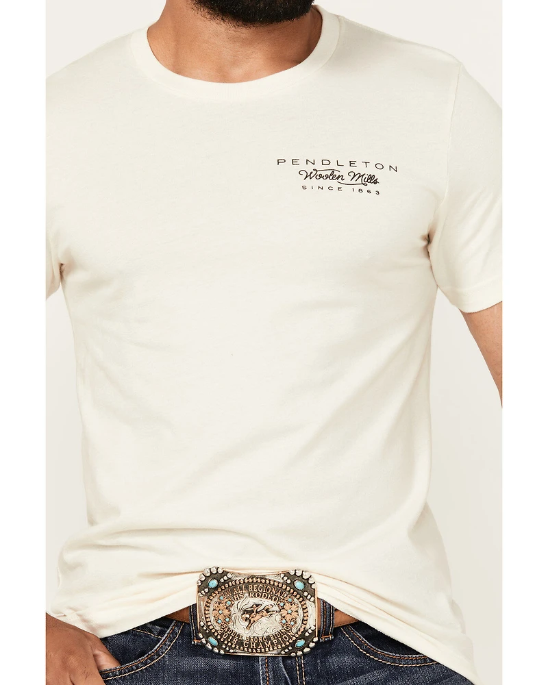 Pendleton Men's Boot Barn Exclusive Desert Sunset Short Logo Sleeve Graphic T-Shirt