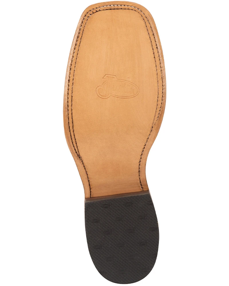 Justin Men's Bent Rail Square Toe Western Boots
