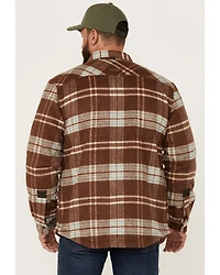 Dakota Grizzly Men's Burke Plaid Print Sherpa Lined Jacket