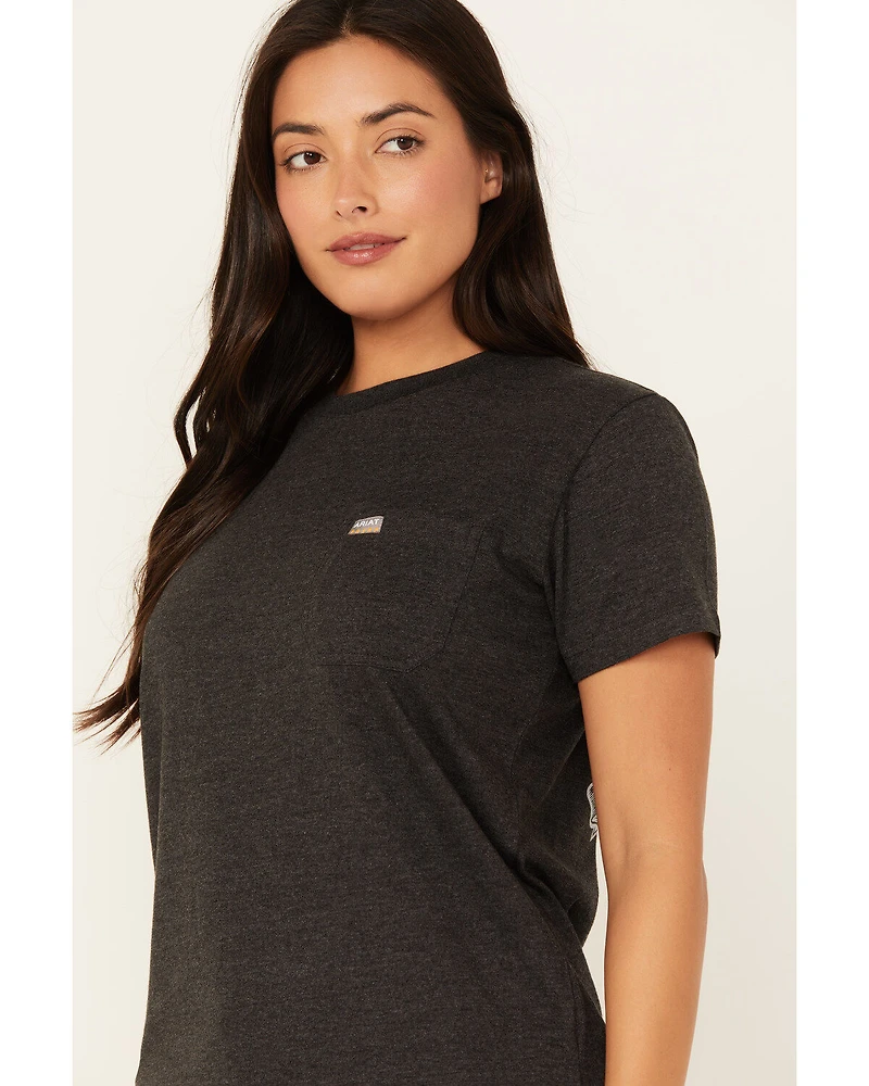 Ariat Women's Rebar Cotton Strong Short Sleeve Work Tee