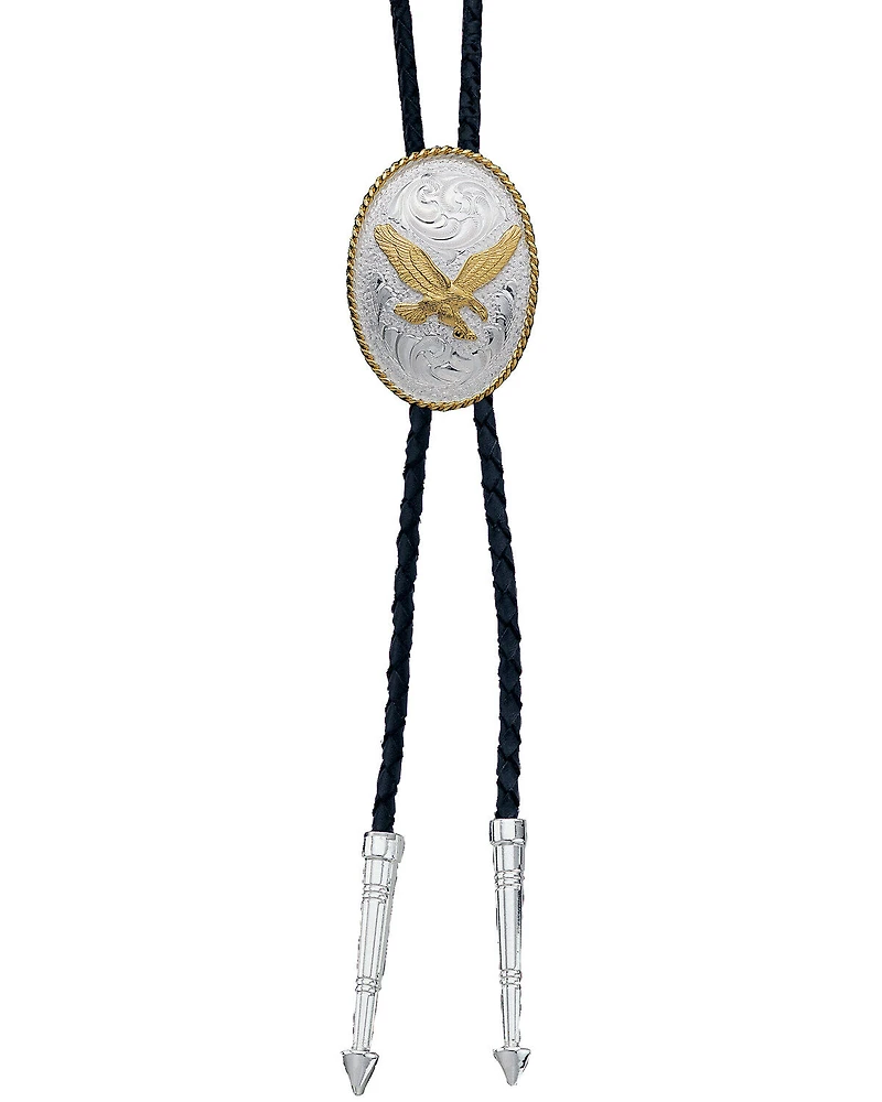 Montana Silversmiths Men's Eagle Bolo Tie