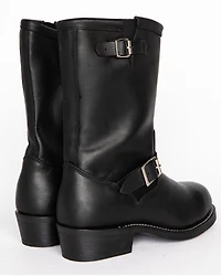 Brothers and Sons Men's Engineer Motorcycle Boots - Round Toe