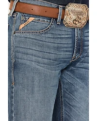 Ariat Men's M4 Riverbend Landry Medium Wash Relaxed Straight Jeans