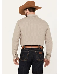 Blue Ranchwear Men's Laramie Striped Long Sleeve Western Snap Shirt
