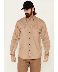 Ariat Men's FR Solid VentTEK Long Sleeve Work Shirt - Tall