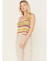 Sadie & Sage Women's Multicolored Sweater Tank