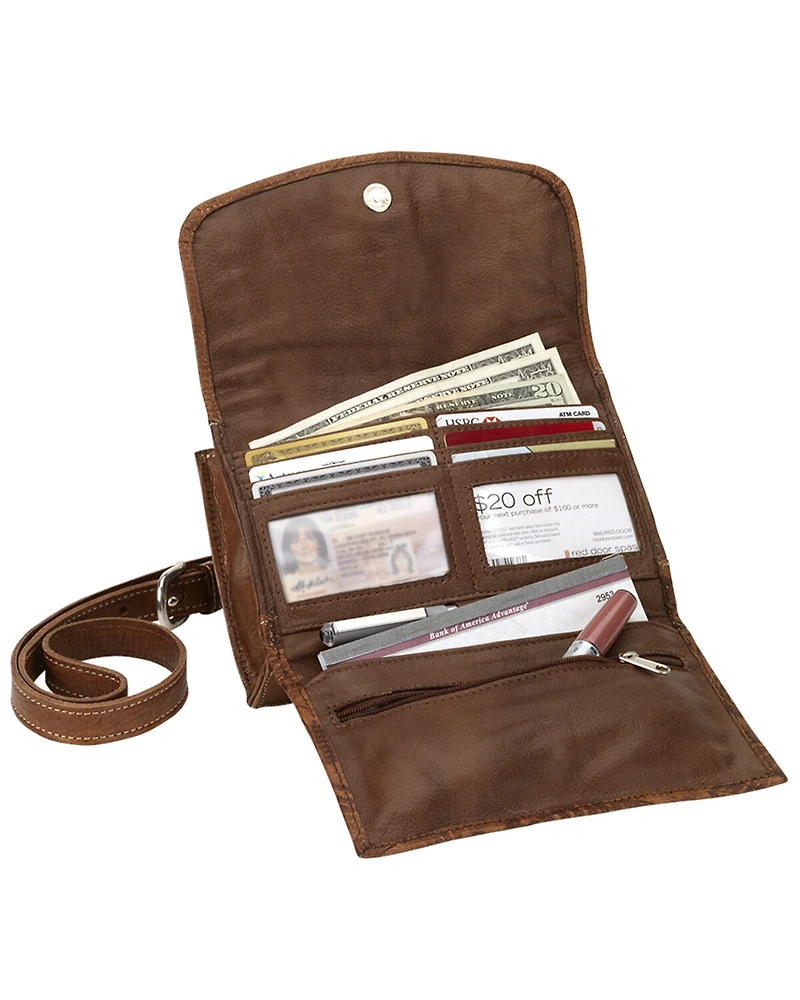 American West Women's Texas Two-Step Mini Crossbody Bag