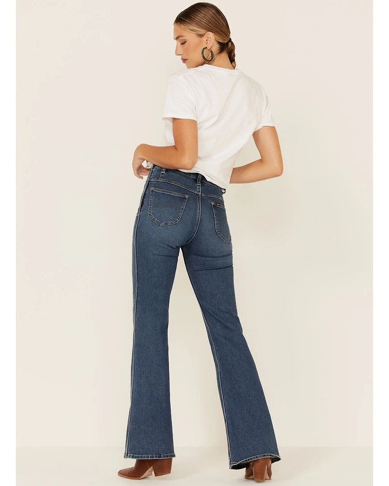 Lee Women's High Rise Super Flare Jeans