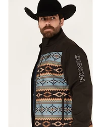 Cinch Men's Blocked Southwestern Softshell Jacket