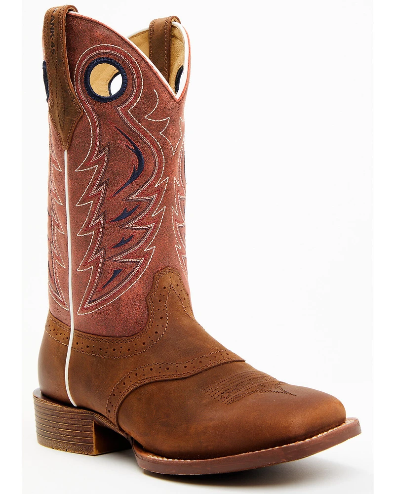 RANK 45® Men's Warrior Xero Gravity Western Performance Boots - Broad Square Toe