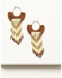 Shyanne Women's Heritage Valley Beaded Fringe Earrings