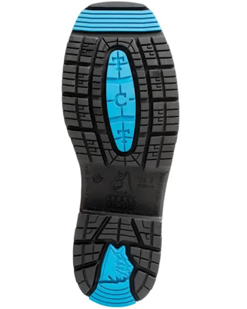 Steel Blue Men's Heeler Waterproof Western Work Boots - Toe