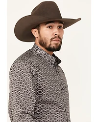 RANK 45® Men's Alton Southwestern Print Long Sleeve Button-Down Shirt