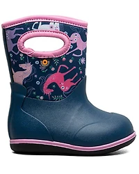 Bogs Toddler Girls' Classic Unicorn Meadow Rainboots
