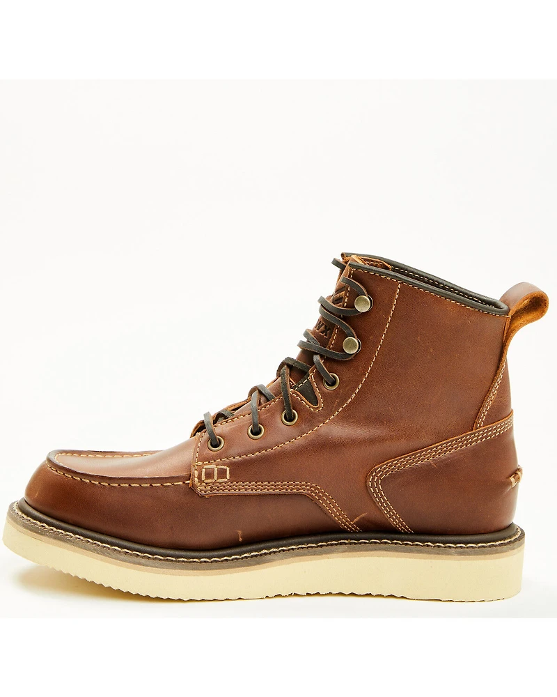 Hawx Men's 6" Lace-Up Moc Work Boots