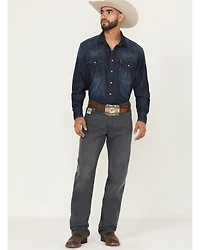 Cinch Men's White Label Medium Wash Relaxed Bootcut Denim Jeans