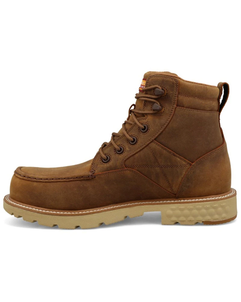 Twisted X Men's 6" Lace-Up Work Boots - Composite Toe