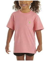 Carhartt Girls' Short Sleeve Pocket Tee