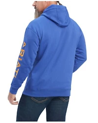 Ariat Men's Rebar Logo Sleeve Graphic Hooded Work Sweatshirt - Big & Tall