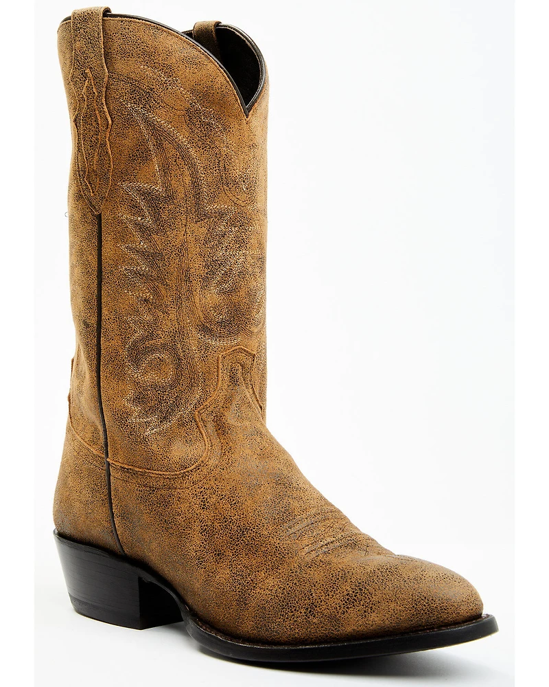 Tony Lama Men's Outpost Desert Goat Leather Western Boots - Round Toe