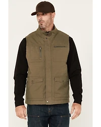 Lucky Brand Workwear Men's Slub Canvas Insulated Vest