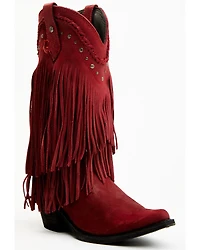 Liberty Black Women's Vegas Fringe Western Boots - Snip Toe