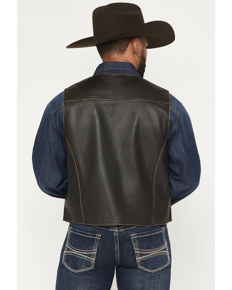 Scully Men's Leather Vest