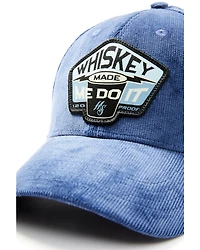 Moonshine Spirit Men's Cord Whiskey Made Me Do It Patch Solid-Back Ball Cap