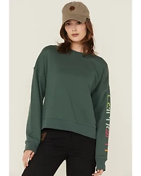 Carhartt Women's TENCEL™ Fiber Series Loose Fit Long Sleeve Graphic Sweatshirt