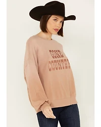 White Crow Women's Glitter Gone Country Graphic Sweatshirt