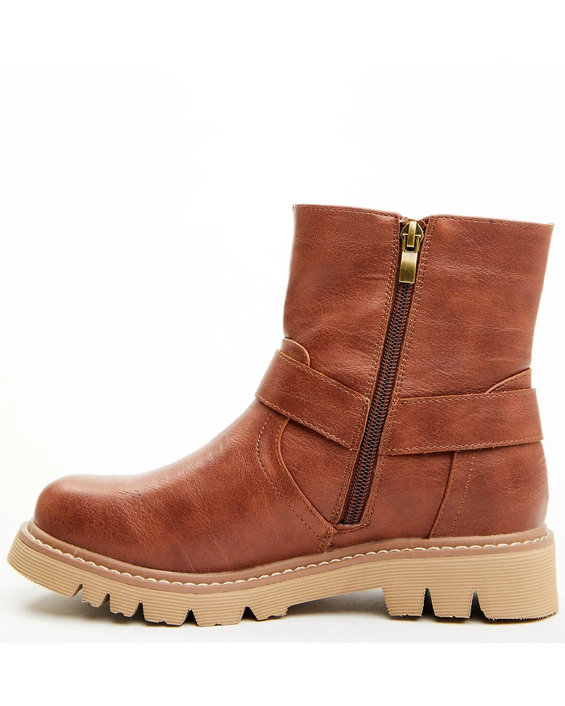 Corkys Women's Pick of the Patch Fashion Booties - Round Toe